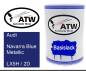 Preview: Audi, Navarra Blue Metallic, LX5H / 2D: 500ml Lackdose, von ATW Autoteile West.